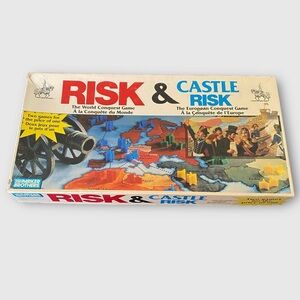 Risk & Castle Risk Board Game Complete
